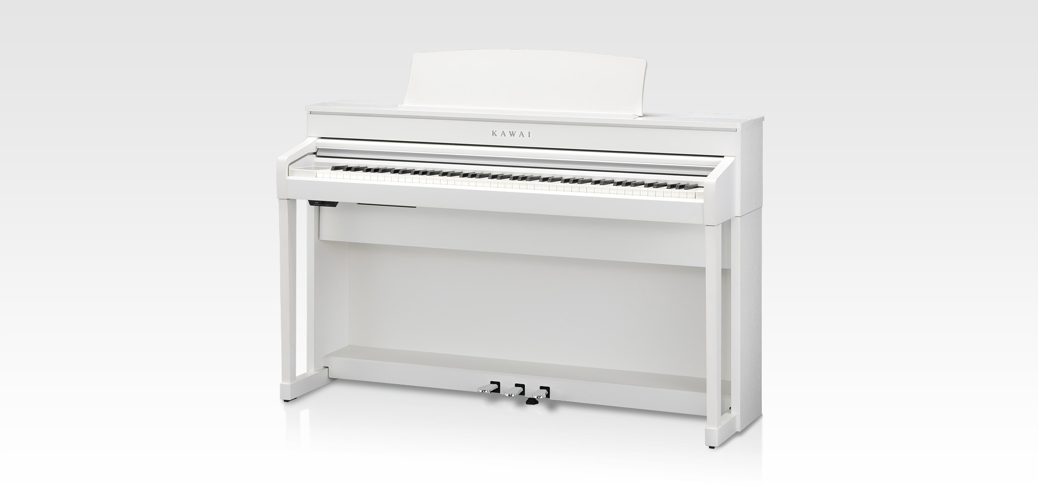 KAWAI ホワイト電子ピアノ 椅子 イヤホン付き CA79 KAWAI ホワイト電子