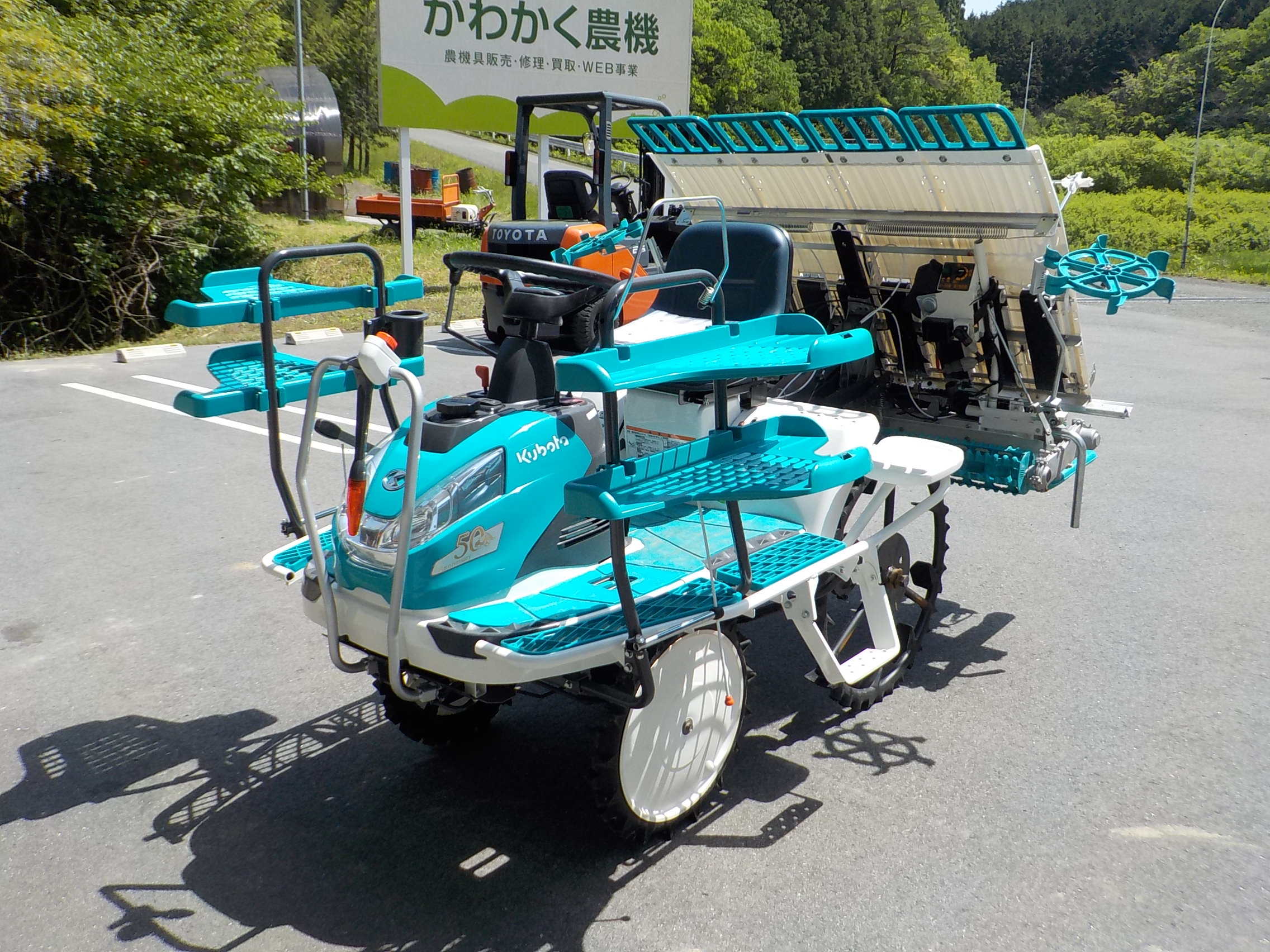 クボタ 田植機 ZP45L-GP 10ps 4条刈 ロータリ パワステ リコイル