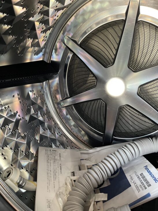 2017年製のドラム洗濯機【高価買取】Panasonic NA-VX3800L（入間市出張