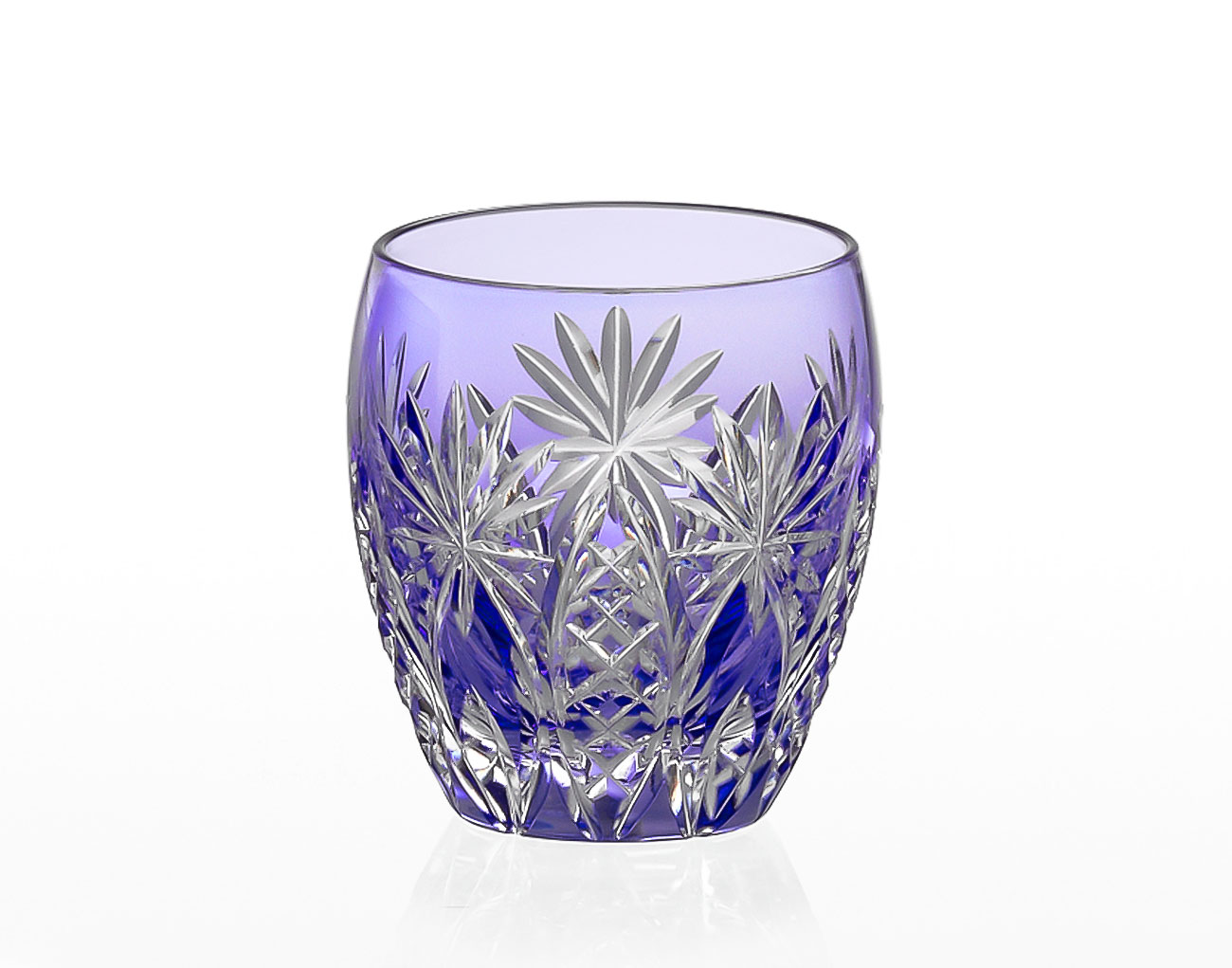 江戸切子 伝統工芸士・鍋谷聰 作 花器＜泉光＞ | カガミクリスタル