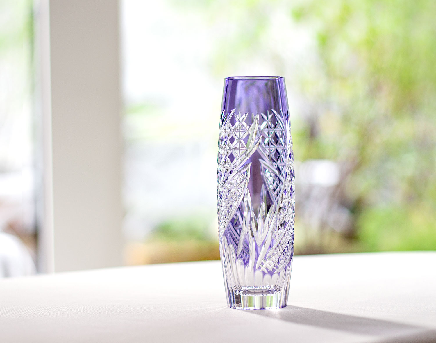 江戸切子 一輪挿＜穂風＞ | カガミクリスタル