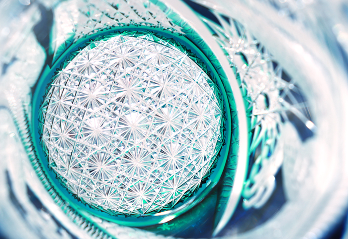 銀座ショップ「切子職人 但野英芳 作品展」 | カガミクリスタル