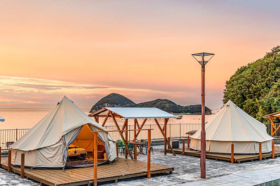 グランピングテント | 【香川】瀬戸内リゾート ベッセルおおち