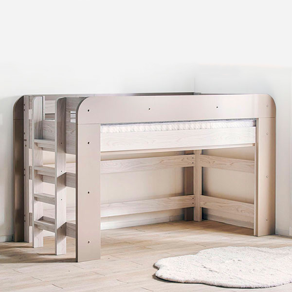 特許構造 ロフトベッド ロータイプ honey(ハニー) マットレスセット 4