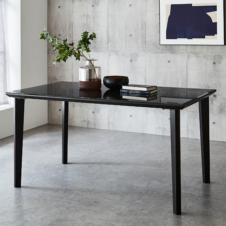 ガラス天板 ダイニングテーブル 幅140cmの通販情報 - 家具通販の