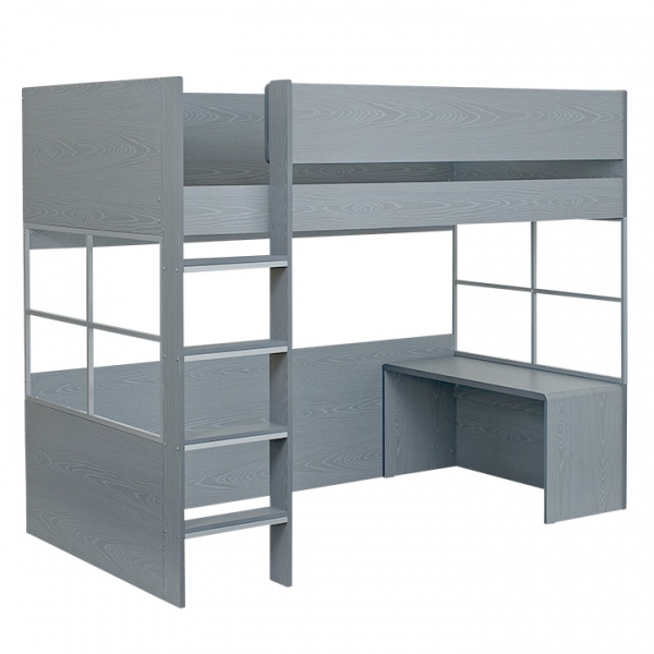 ハイタイプ ロフトベッド Peep(ピープ) S 5色対応 デスク付きの通販