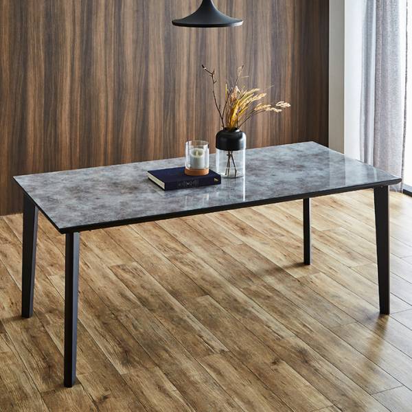 ACTUS DALLA ダイニングテーブル BK-GLAガラス天板アクタスダラ ガラス