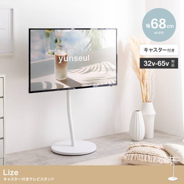 テレビスタンド キャスター付き テレビ台 32～65インチ Lize(リゼ)の