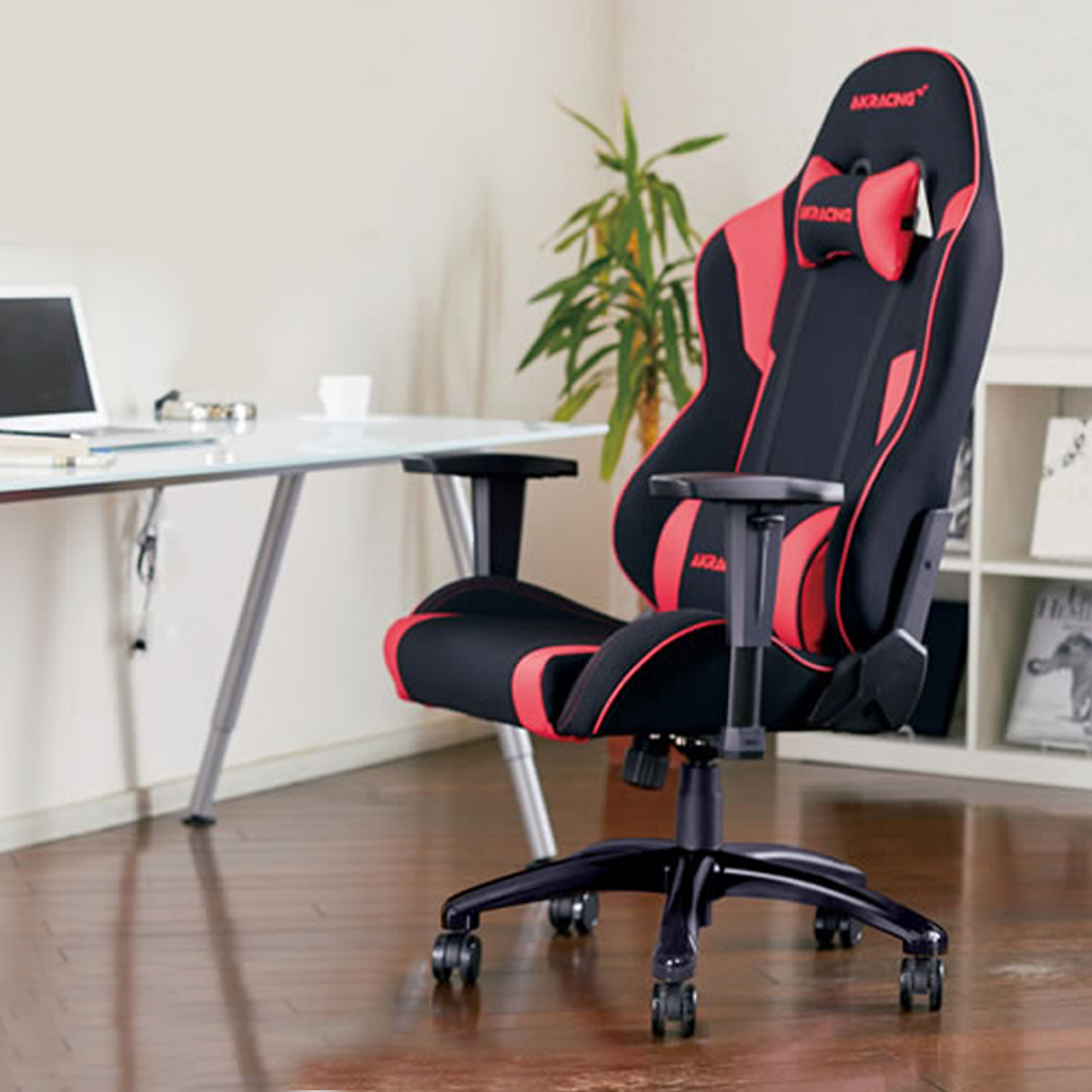 AKRacing wolf ゲーミングチェア 幅650 奥行650 高さ1240-1310 BT