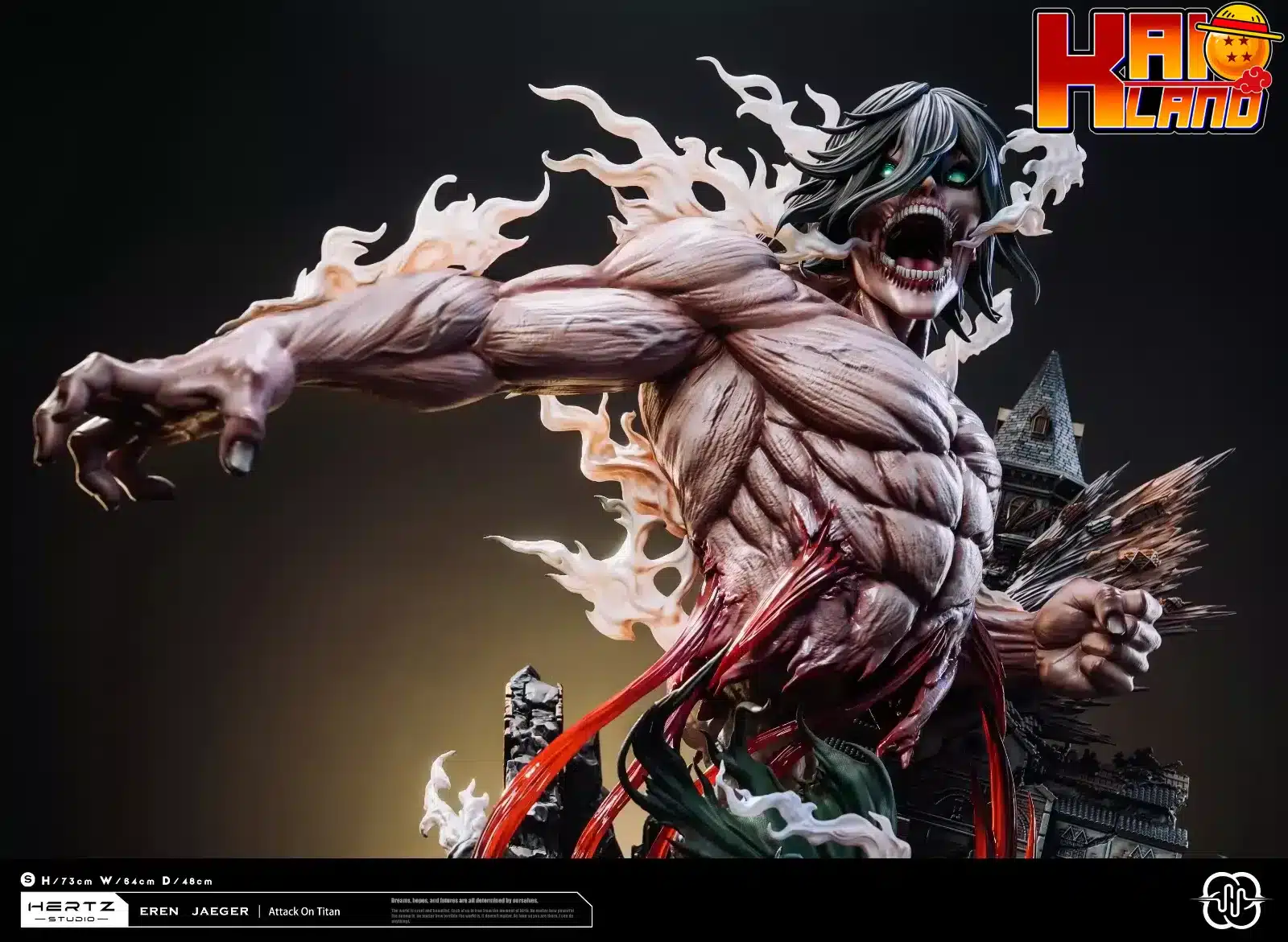 Attack On Titan Hertz Studio Eren Jaeger Resin Statue - Kaioland