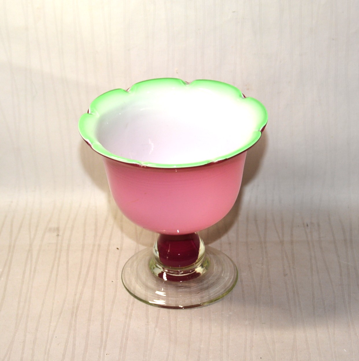 最終値下げ ウランガラス 氷コップ 大正ロマン アンティーク 大正