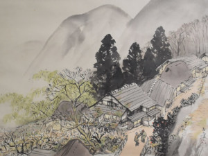 掛け軸 狩野芳崖 人物図 - 掛軸買取 古美術永澤