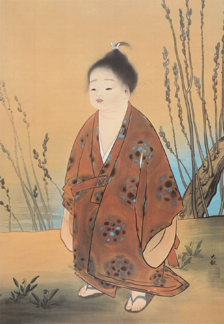 掛け軸 横山大観 『無我』 送料無料 【掛軸】【一間床・半間床】【趣味