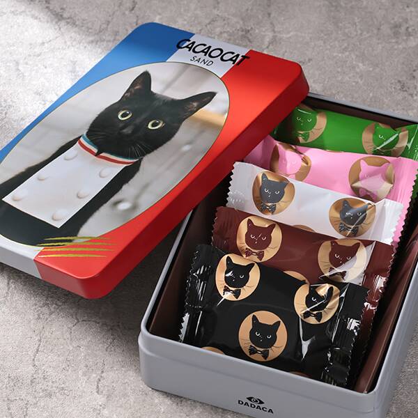 オンラインストア限定 ダダカ CACAOCAT SAND 缶ミックス5個入