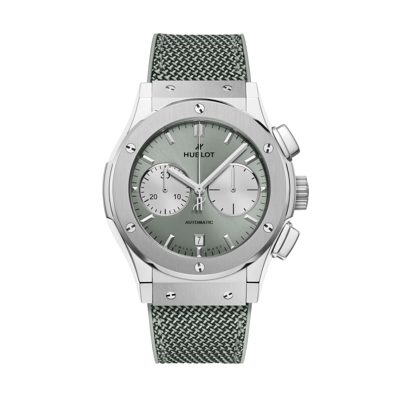 クラシック・フュージョン クロノグラフ チタニウム セージグリーン