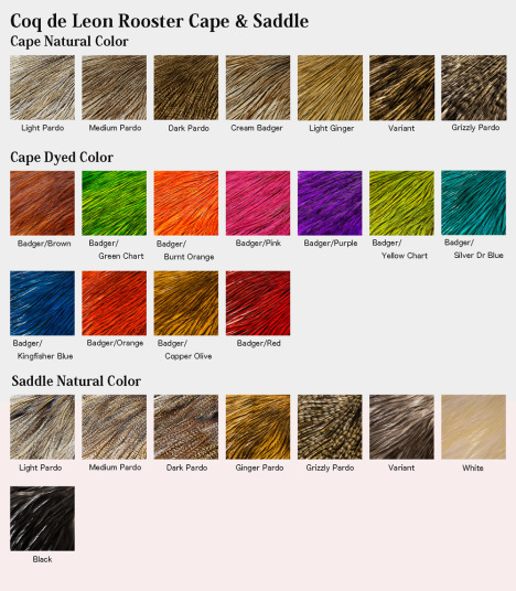 上飯田取扱商品＜フライ-ハックル＞