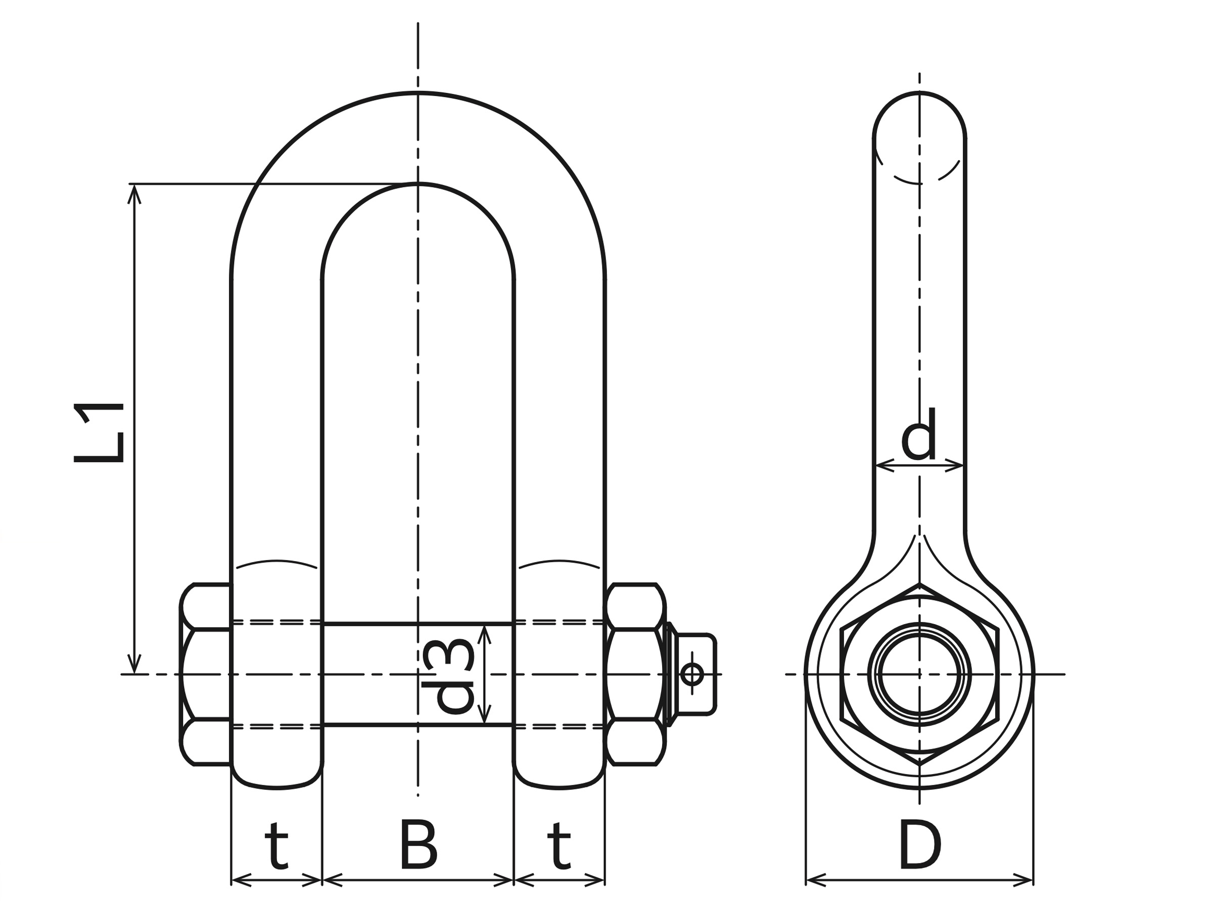 軽量シャックル・小型軽量シャックル | 関西工業株式会社