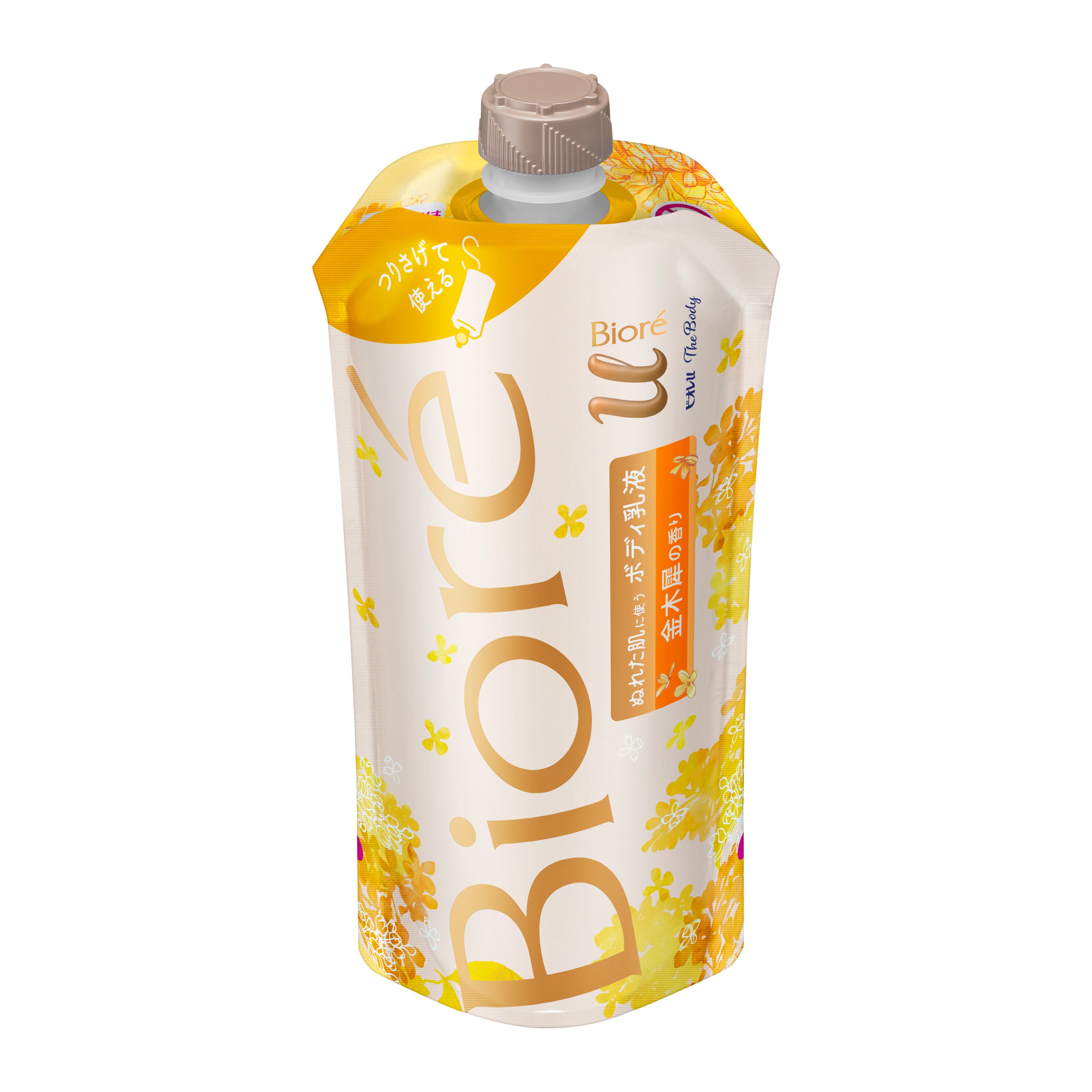 ビオレu ザ ボディ ぬれた肌に使うボディ乳液 金木犀の香り つりさげ