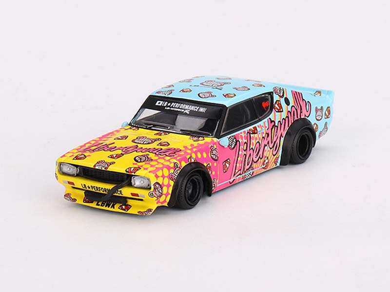Nissan Skyline Kenmeri Liberty Walk LBWK KUMA (Mini GT) Diecast 1
