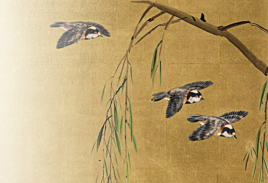 出会いの感動：鴨鶏双幅 – 加島美術