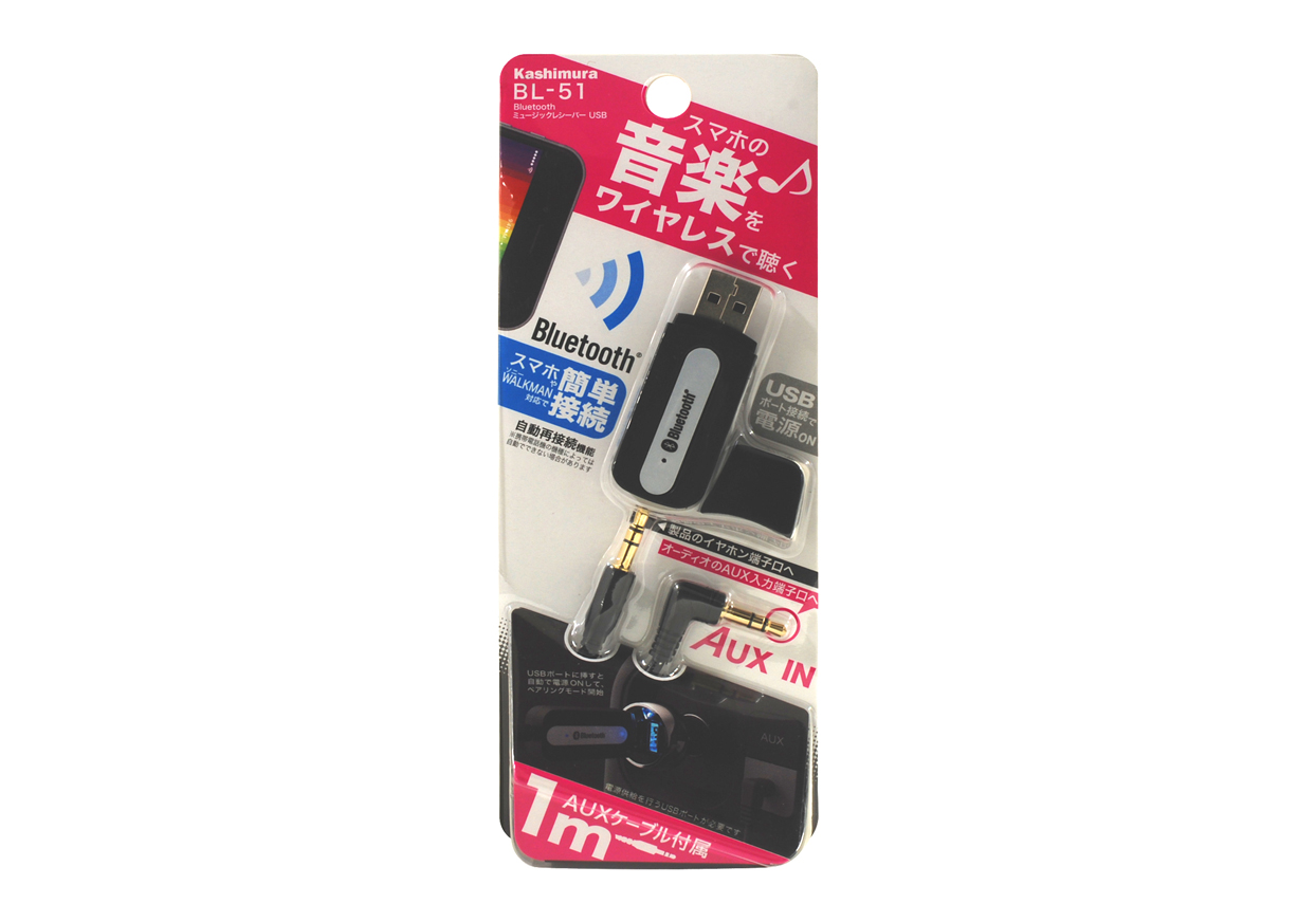 Bluetooth ミュージックレシーバー USB – カシムラ