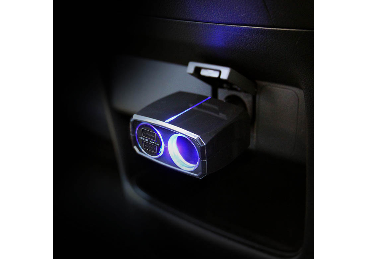 ダイレクトソケット 2リバーシブルUSB自動判定 2.4A – カシムラ