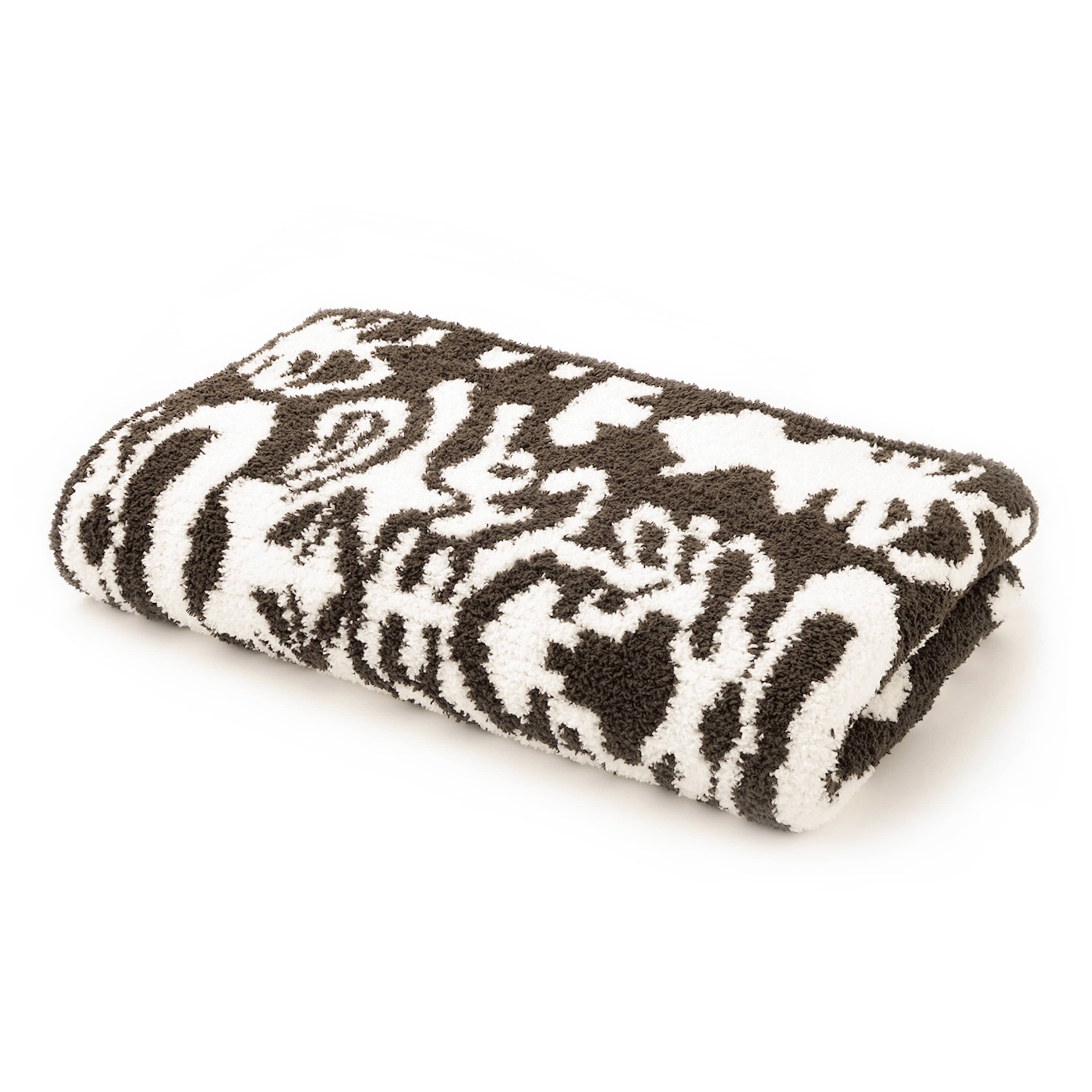 NAP BLANKET / DAMASK(110×150cm walnut/creme): BLANKET | kashwere