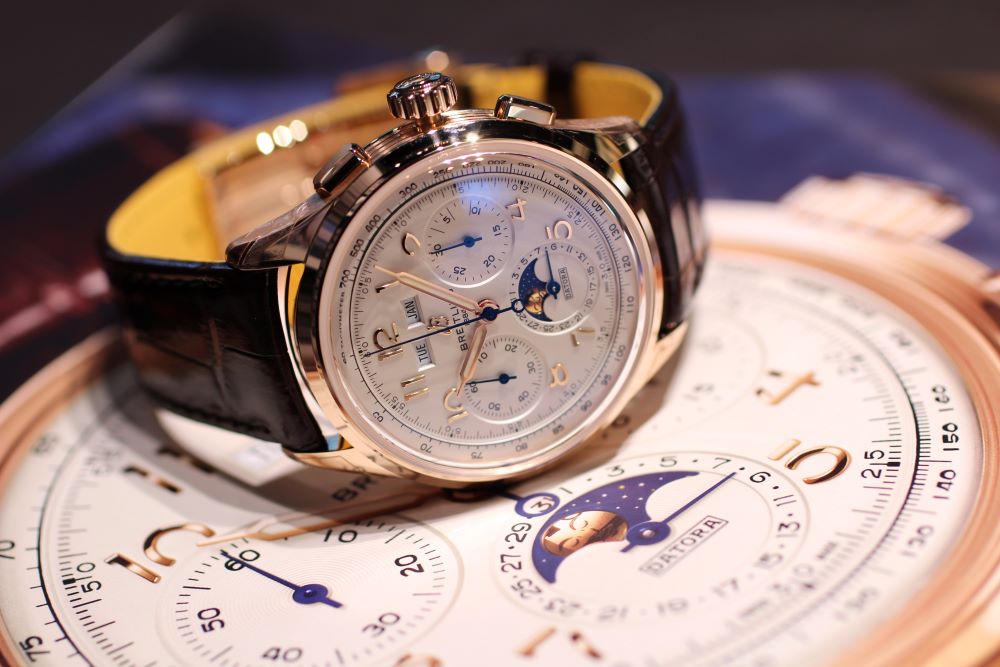 ブライトリング】クラシカルなデザインに惹かれる 18Kレッドゴールドの