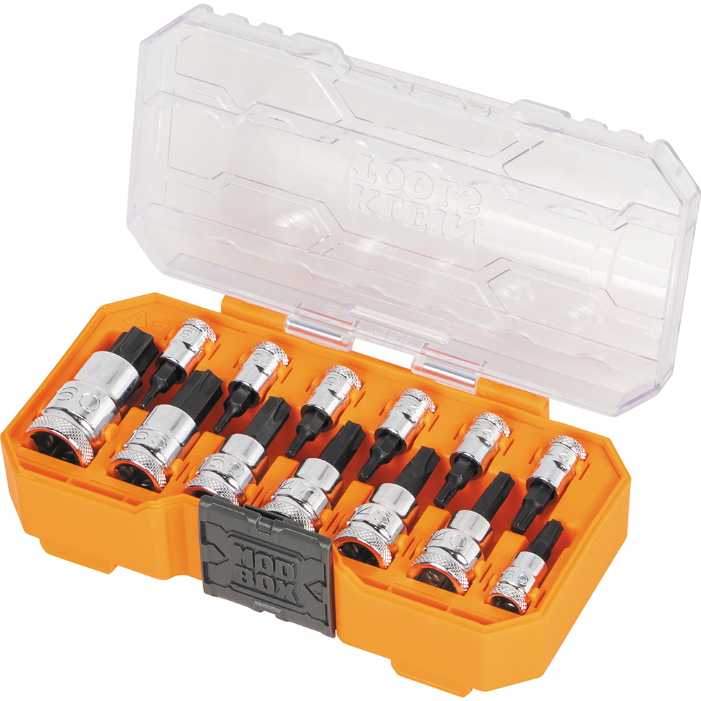 Knurled TORX® Bit Socket Set, 13-Piece - 65213TX | Klein Tools