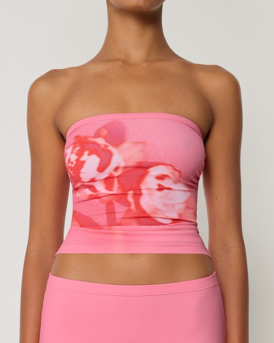 Smooth Stretch Tube Top | Pink Peony – Khy