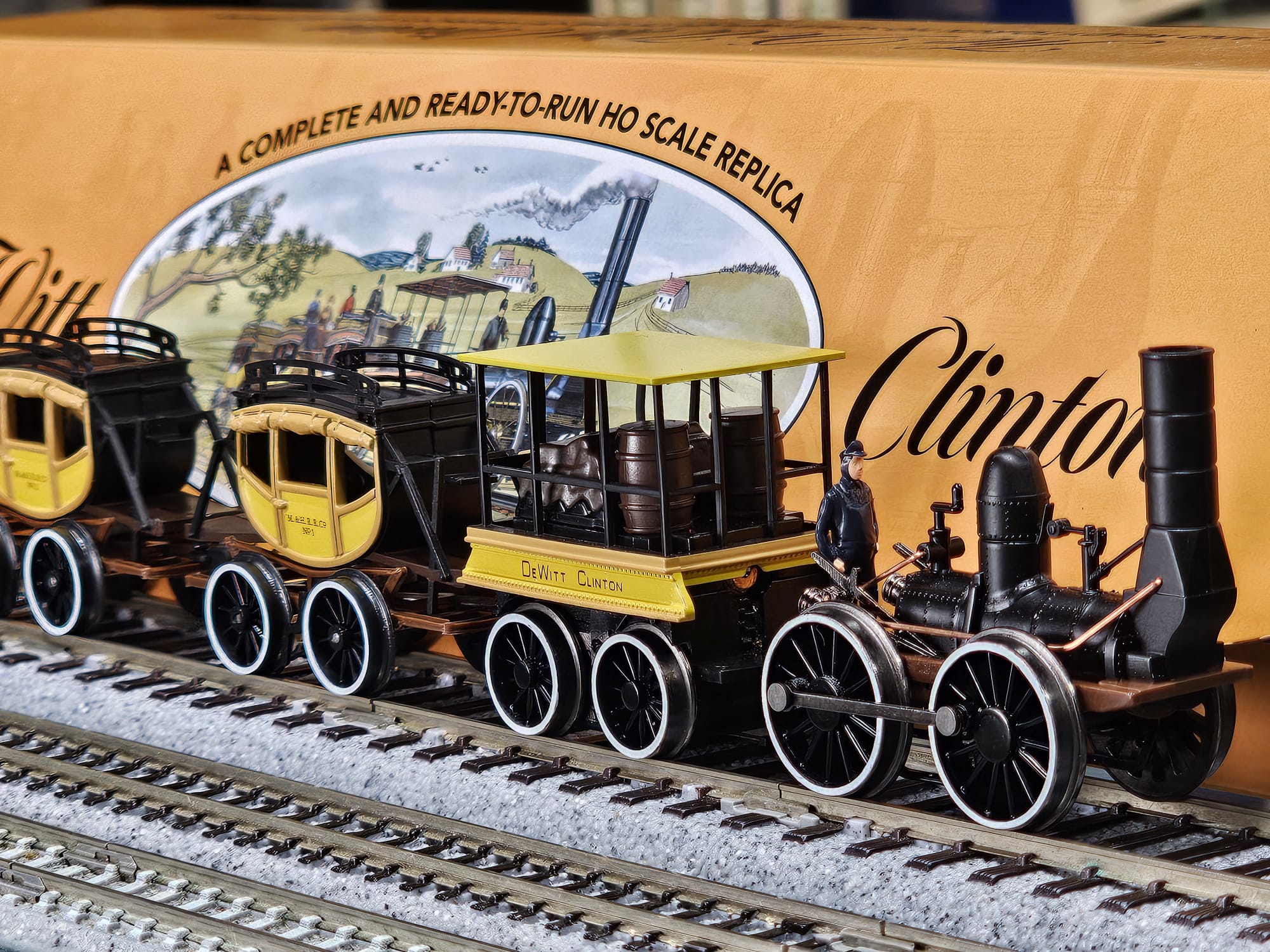 BACHMANN HO 1:87「德威特·克林頓號」（The DeWitt Clinton） - Khaho