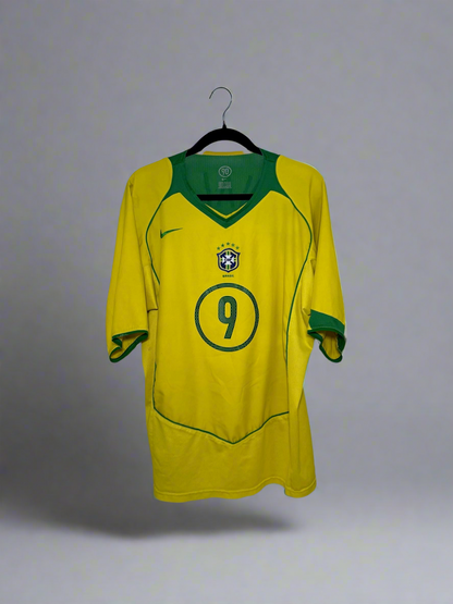 Brazil Ronaldo #9 - Nike - 2004/2005 - HOME Kit – Kit Collector Club