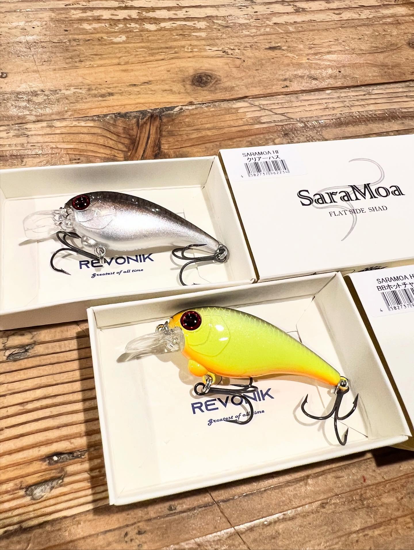 レヴォニックの新製品サラモアHFとサラモアの新色、シンディ110SF- Mが