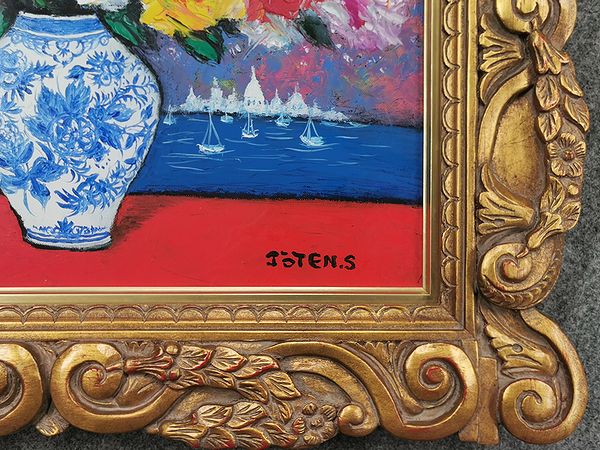 東京都渋谷区笹塚にて、清水亟典の油彩画、ポール・ギアマンの