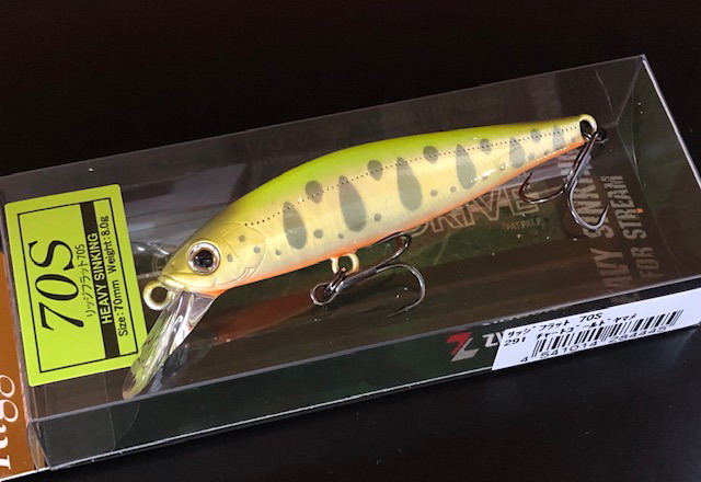 ジップベイツ リッジフラット 70S (ZIP Baits RiggeFLAT 70S