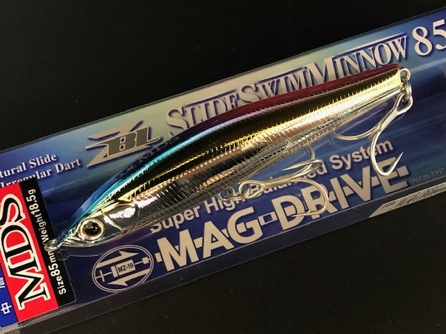 ジップベイツ ザブラ・スライドスイムミノー85MDS 【シーバスルアー