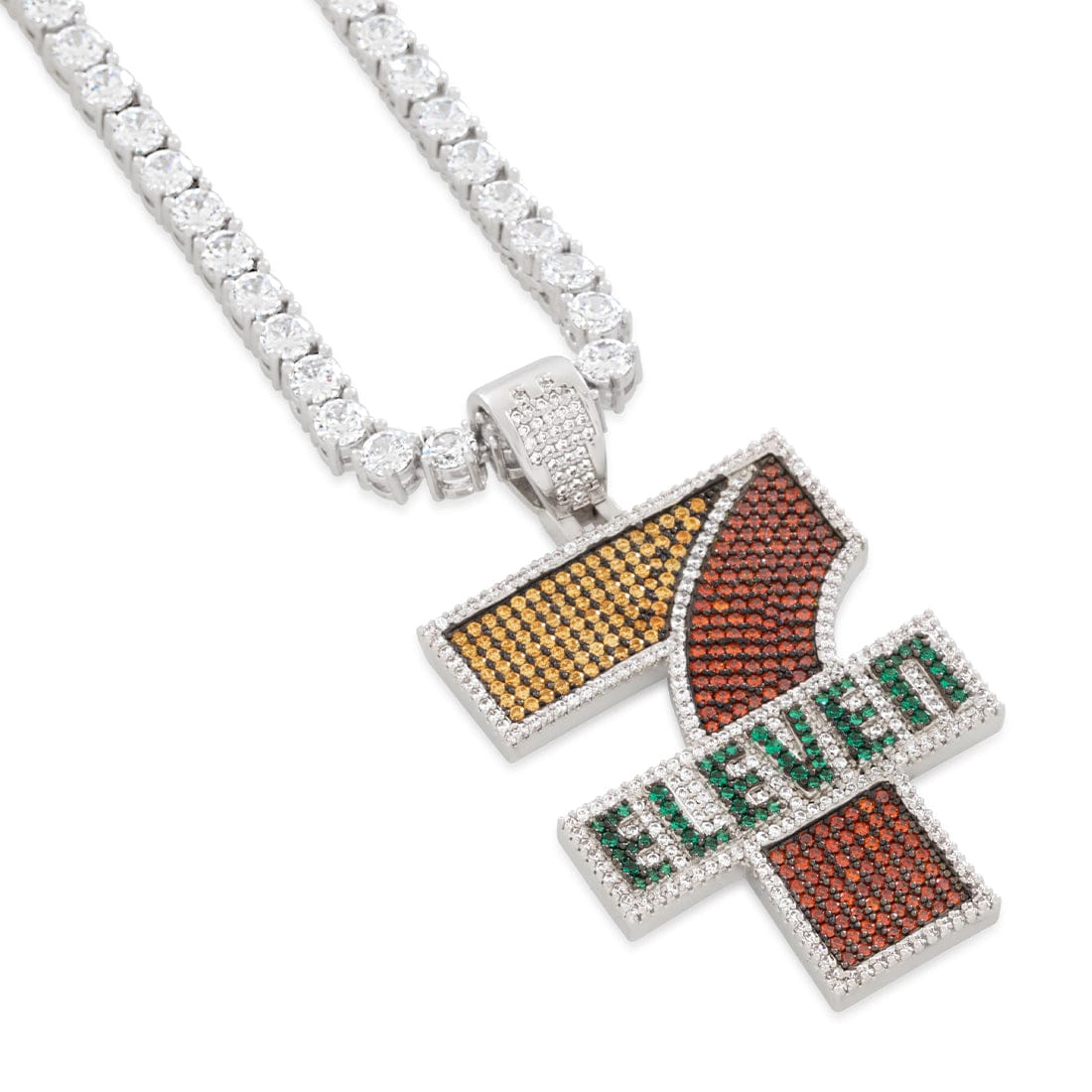 Iced 7-Eleven Logo Necklace | Slurpee Jewelry | King Ice