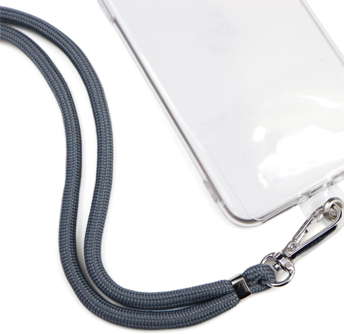 きらきらぷんぷん丸] スマホ ネックストラップ 【グレー】 灰色