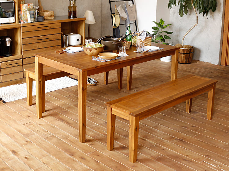 ダイニング3点セット DRAW（ドロウ） ｜北欧・ヴィンテージインテリア