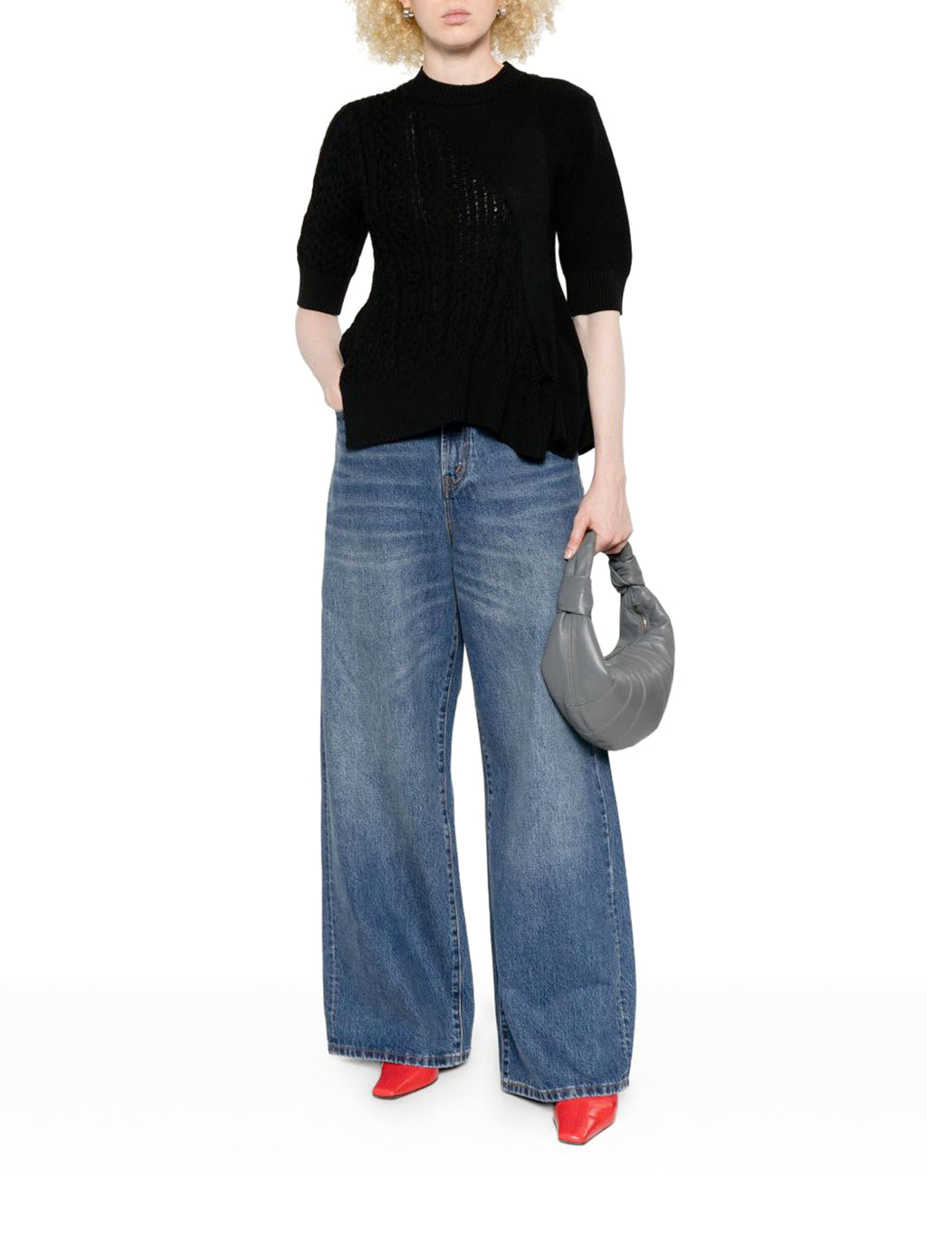 Sacai | Asymmetric Knit Pullover – Kirna Zabête