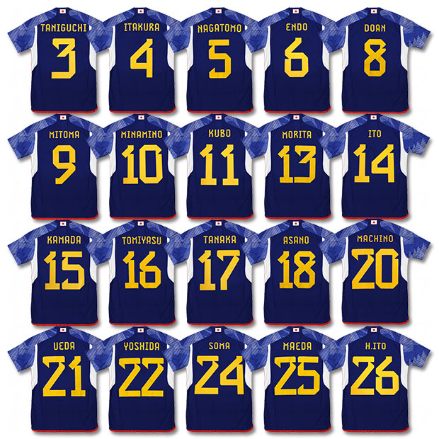 Kemari87 KISHISPO / アディダス サッカー日本代表 2022 ホーム