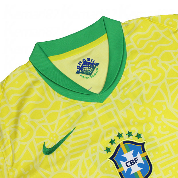 Kemari87 KISHISPO / ブラジル代表 2024 ホーム 半袖レプリカ