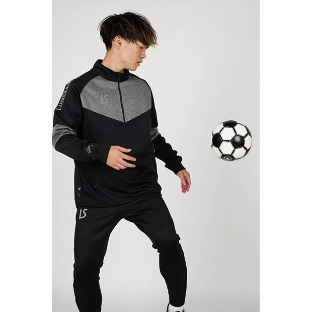 Kemari87 KISHISPO / シングルフェイスジャージハーフジップトップ