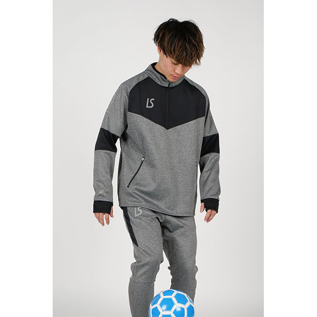 Kemari87 KISHISPO / シングルフェイスジャージハーフジップトップ