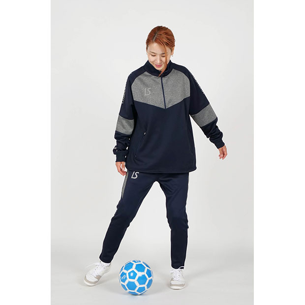 Kemari87 KISHISPO / シングルフェイスジャージハーフジップトップ