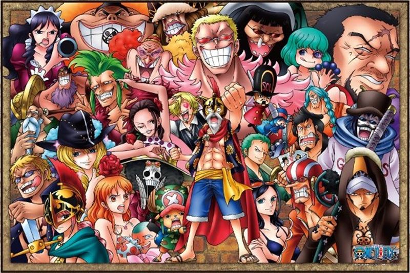 □1000ピースジグソーパズル ワンピース 愛と情熱の国ドレスローザ