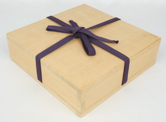 栗山園オンライン通販部 / 【出物】 黄銅四方盆 11代中川浄益 鵬雲斎書付