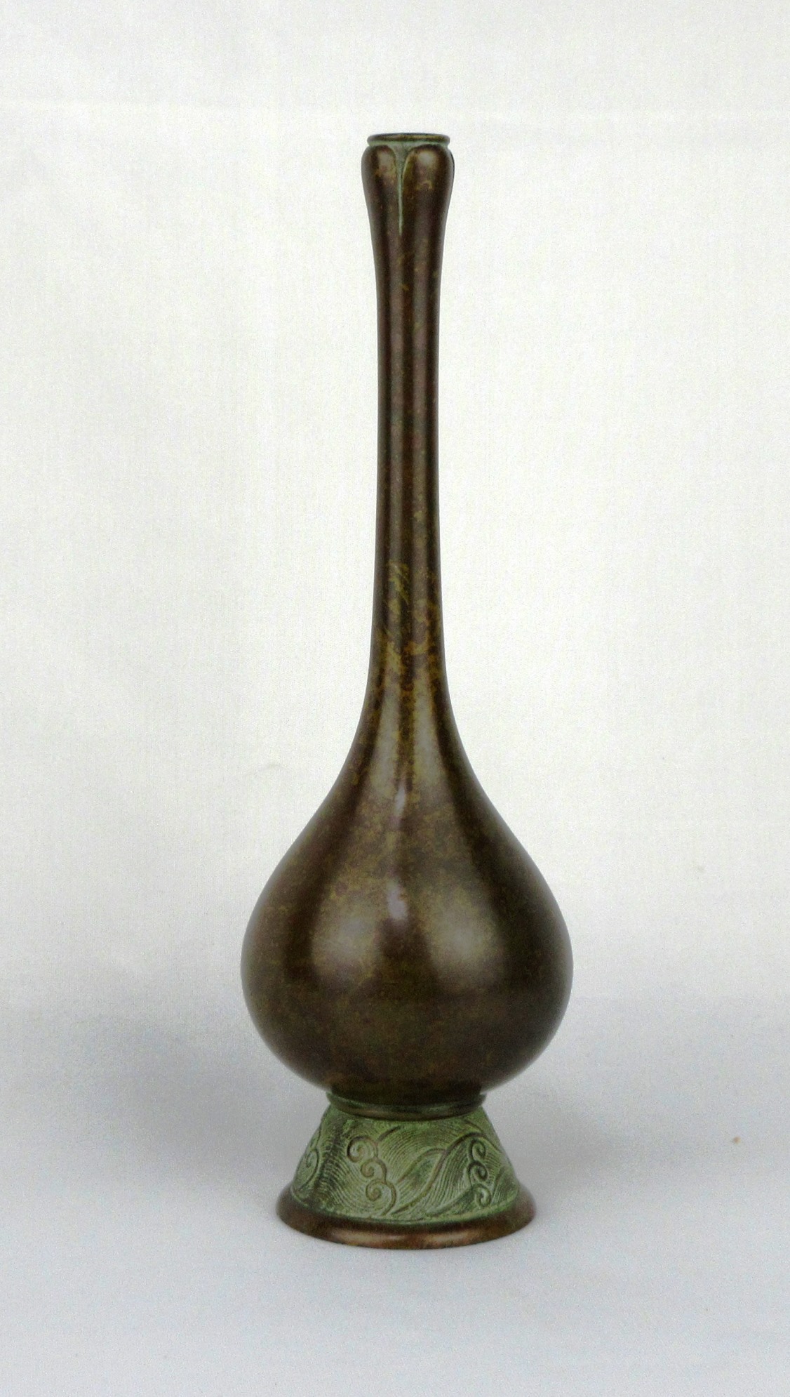 栗山園オンライン通販部 / 【出物】 胡銅大名物写鶴一声花入 一ノ瀬宗辰