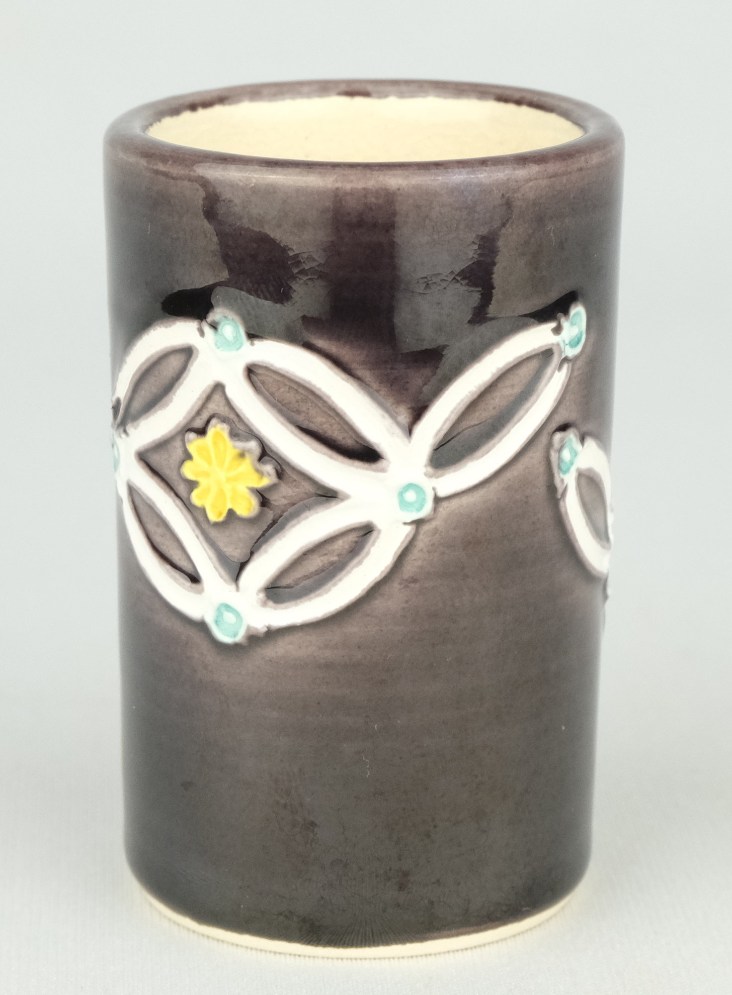 栗山園オンライン通販部 / 【出物】 紫交趾七宝四君子三ツ揃 中村翠嵐