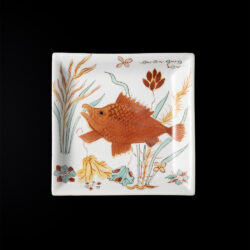 加藤土師萌 釉裏金彩茶入 | しぶや黒田陶苑